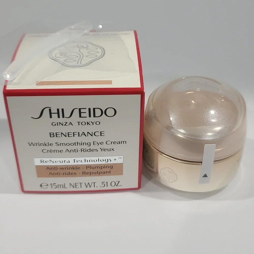 🆕SEALED SHISEIDO BENEFIANCE WRINKLE SMOOTHING EYE CREAM $64 NIB & SEALED_4